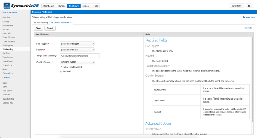 file routing link